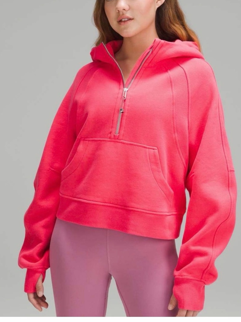 Lululemon Scuba Oversized Half-Zip Hoodie Lipgloss - Size S
